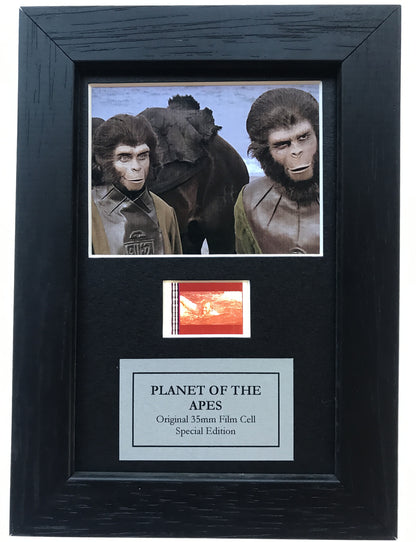 Handmade display featuring original Mini filmcell for PLANET of The APES Fans v1