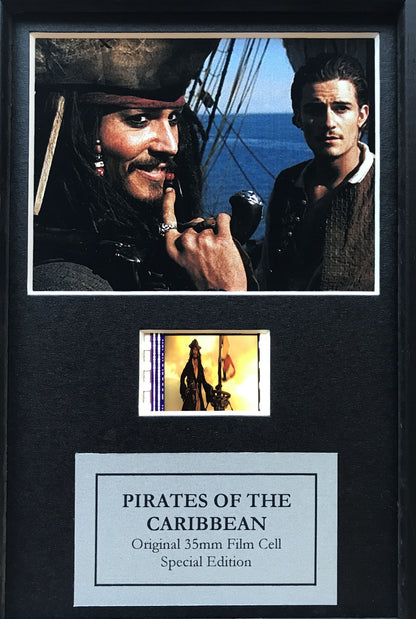 Handmade display inc original Mini film cells for PIRATES of the CARIBBEAN fans