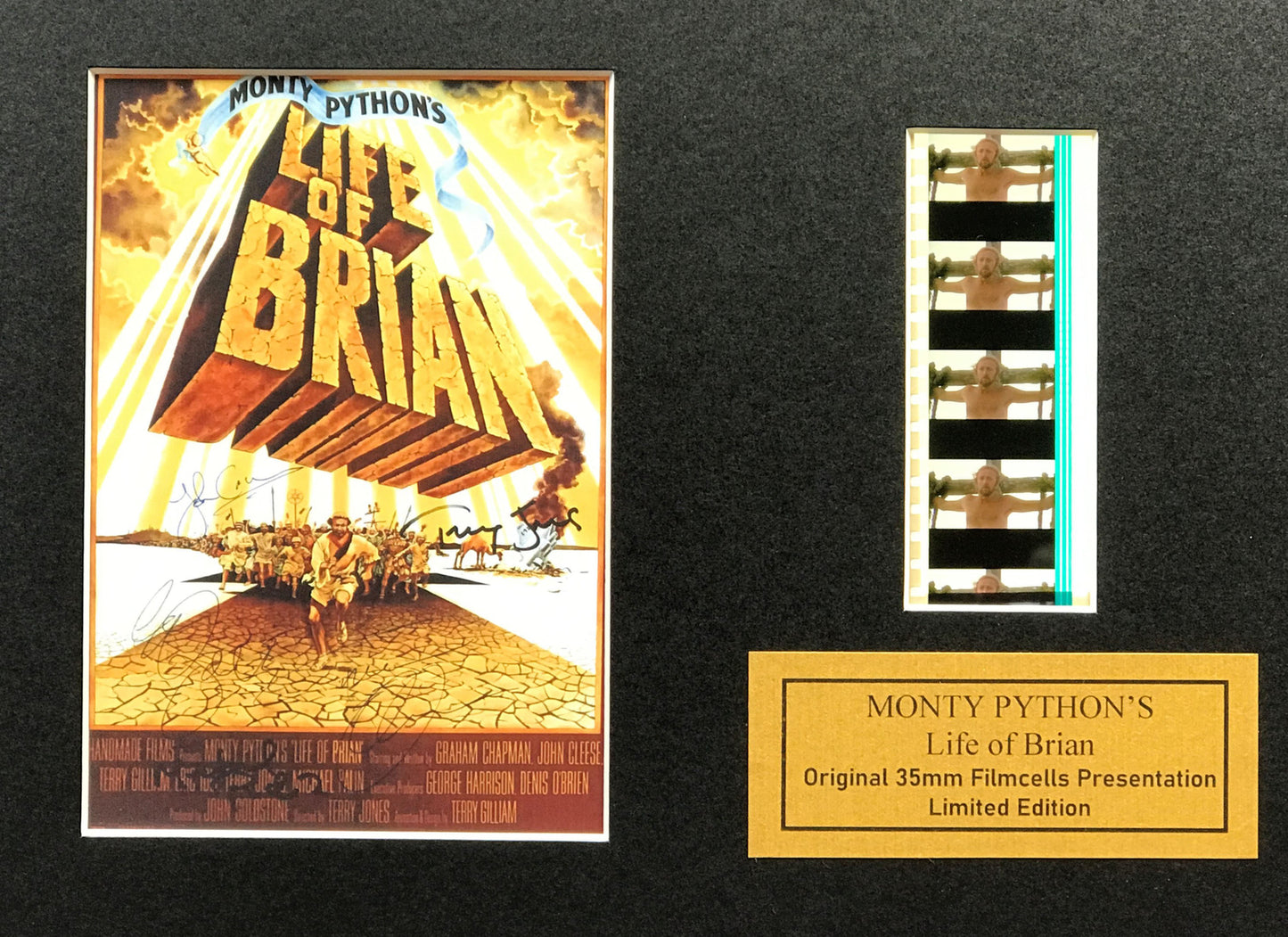 Handmade gift inc original film cells for Monty Python LIFE OF BRIAN fans vSR