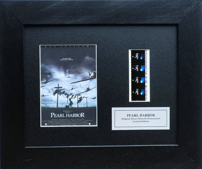 Hand crafted display featuring original 35mm film cells for PEARL HARBOR fans v2