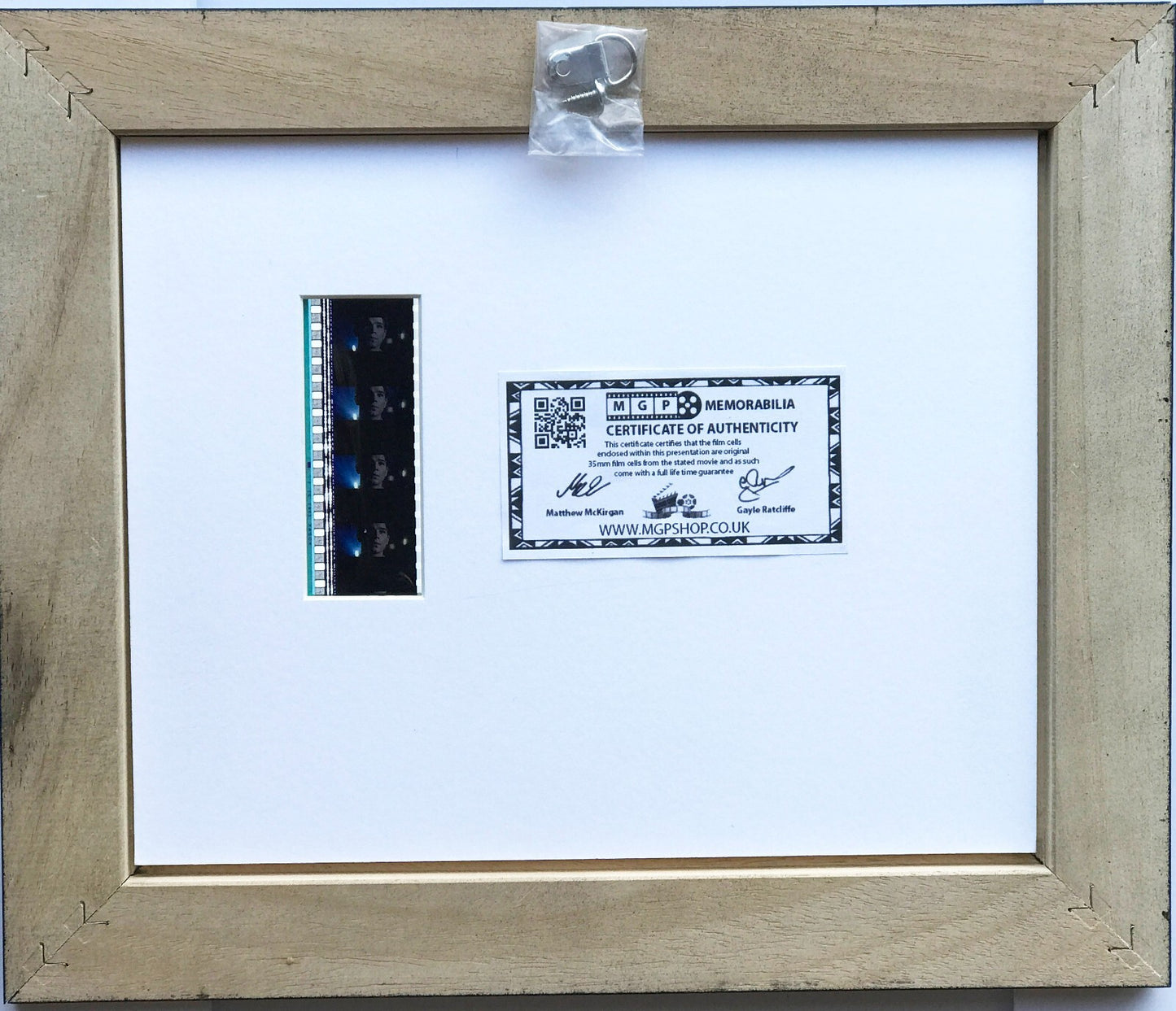 Hand crafted display featuring original 35mm film cells for PEARL HARBOR fans v2