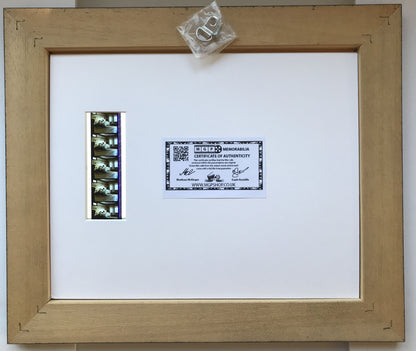 Hand crafted display featuring original 35mm filmcells for a MISERY fan + COA v2