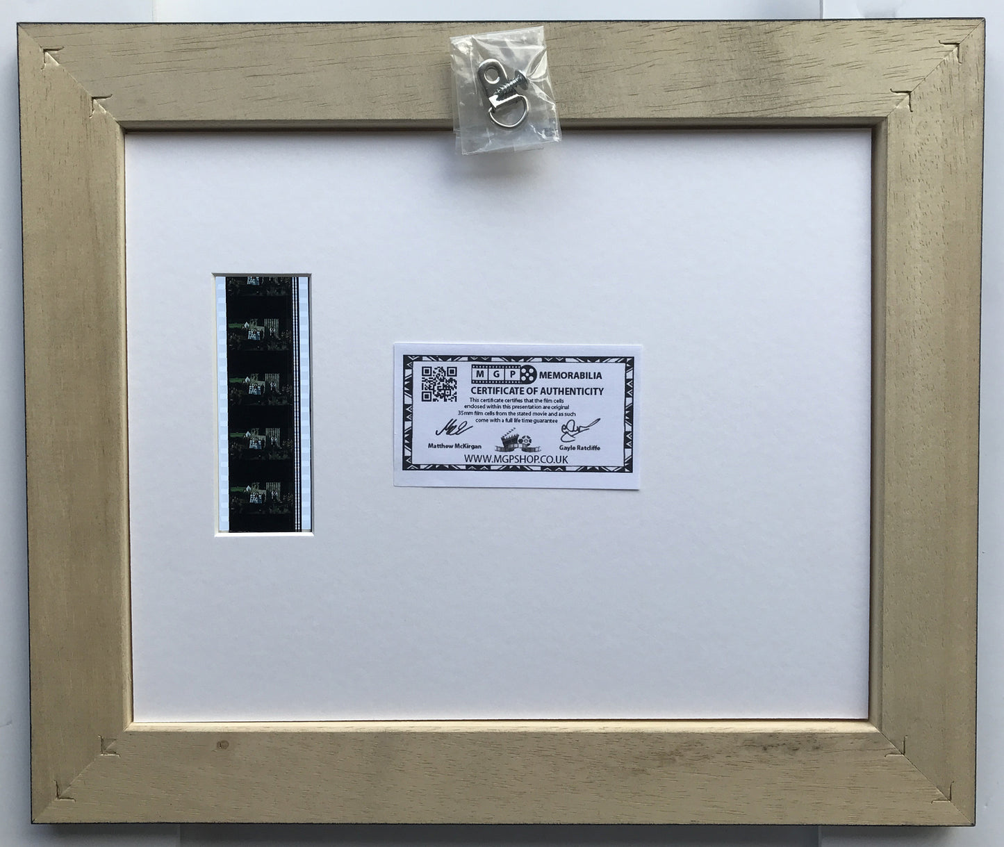 Handmade display featuring original 35mm filmcells for Oh What A LOVELY WAR fans