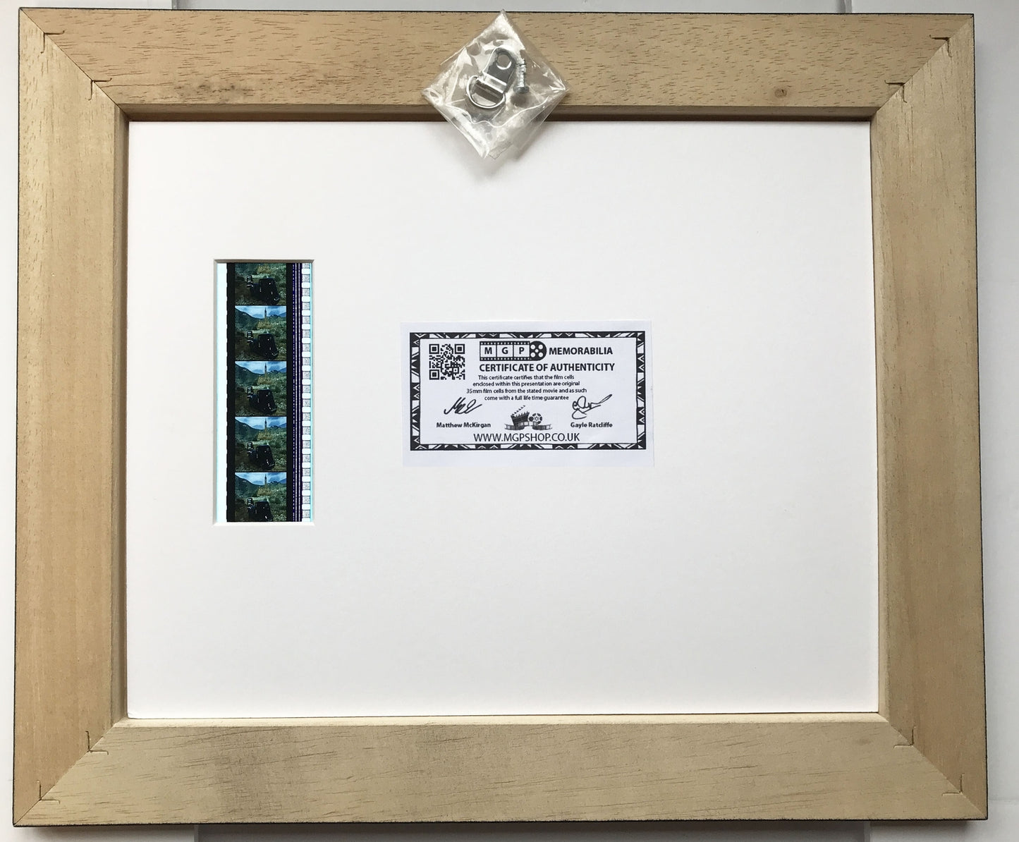 Hand crafted display featuring original film cells for a PAN'S LABYRINTH fan