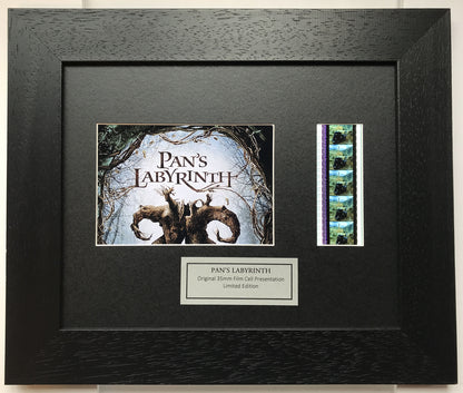 Hand crafted display featuring original film cells for a PAN'S LABYRINTH fan