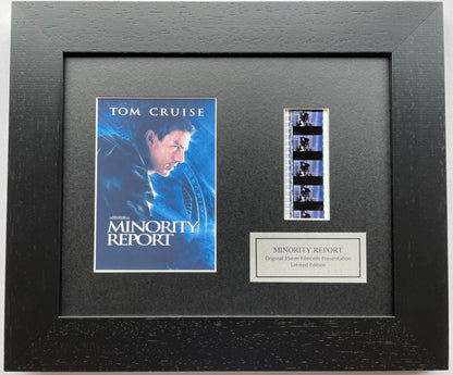 Hand crafted display featuring original film cells for MINORITY REPORT fans v1
