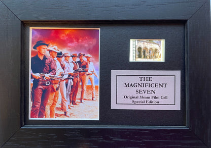 Handmade display inc original RARE Mini film cell for The MAGNIFICENT SEVEN fans