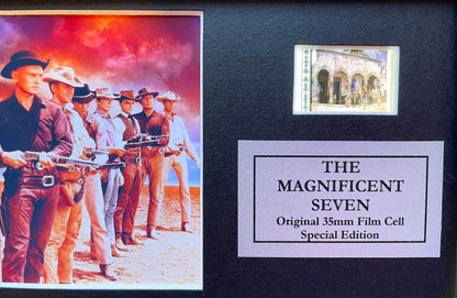 Handmade display inc original RARE Mini film cell for The MAGNIFICENT SEVEN fans