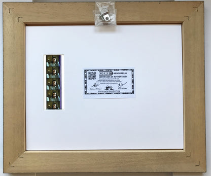 Hand crafted display featuring original 35mm filmcells for a MISERY fan + COA v1