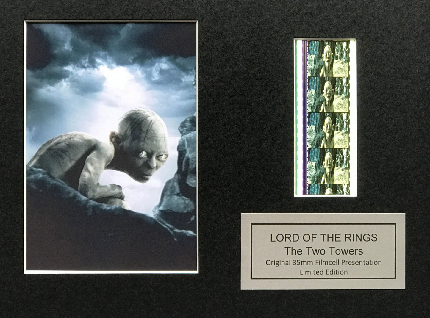 Handmade display inc original 35mm film cells for LOTR - The TWO TOWERS fans v1
