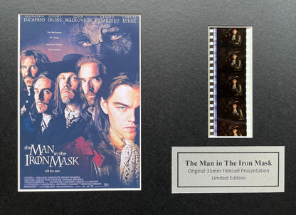 Handmade display featuring original film cells for MAN in The IRON MASK fans v2