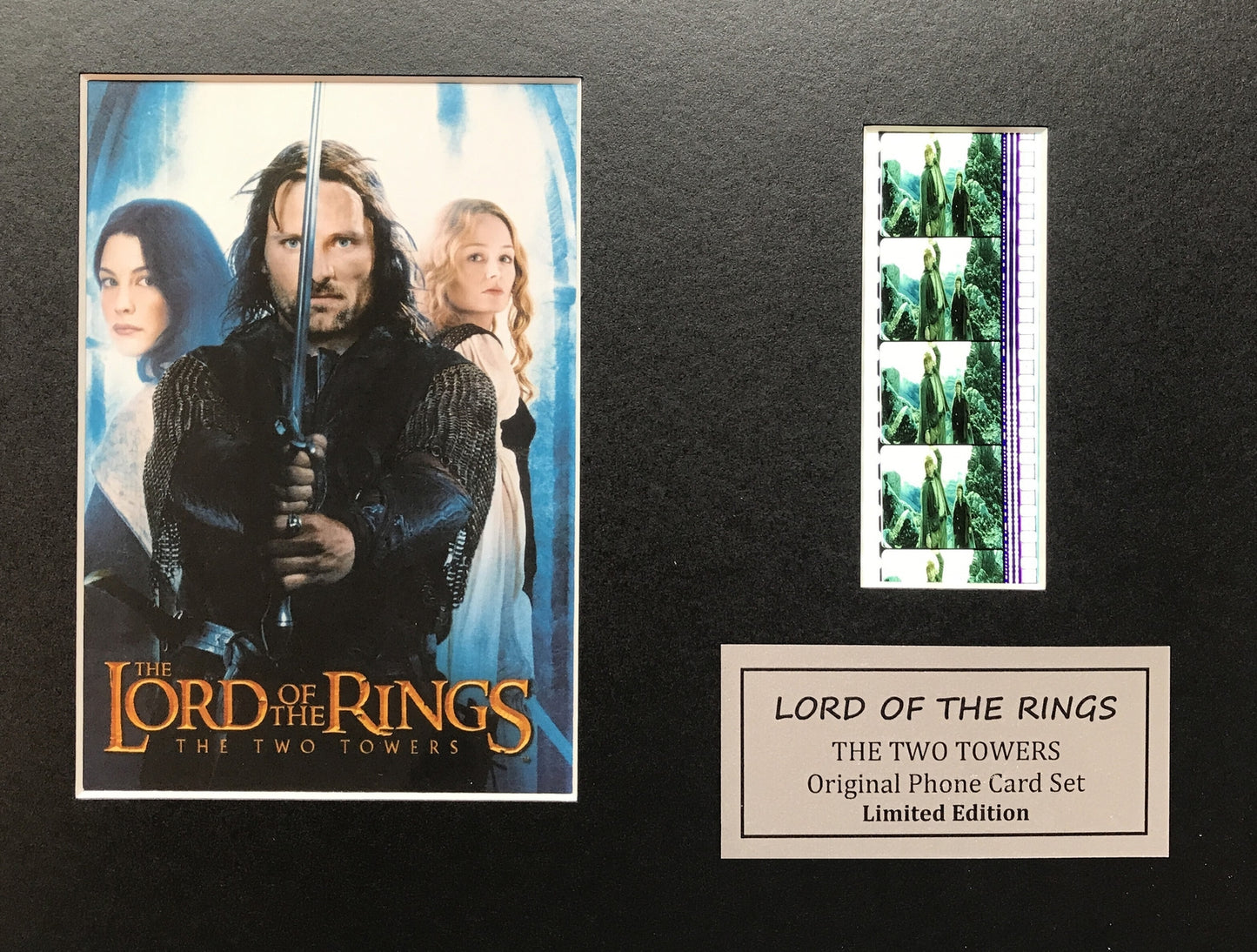 Handmade display inc original 35mm film cells for LOTR - The TWO TOWERS fans v5