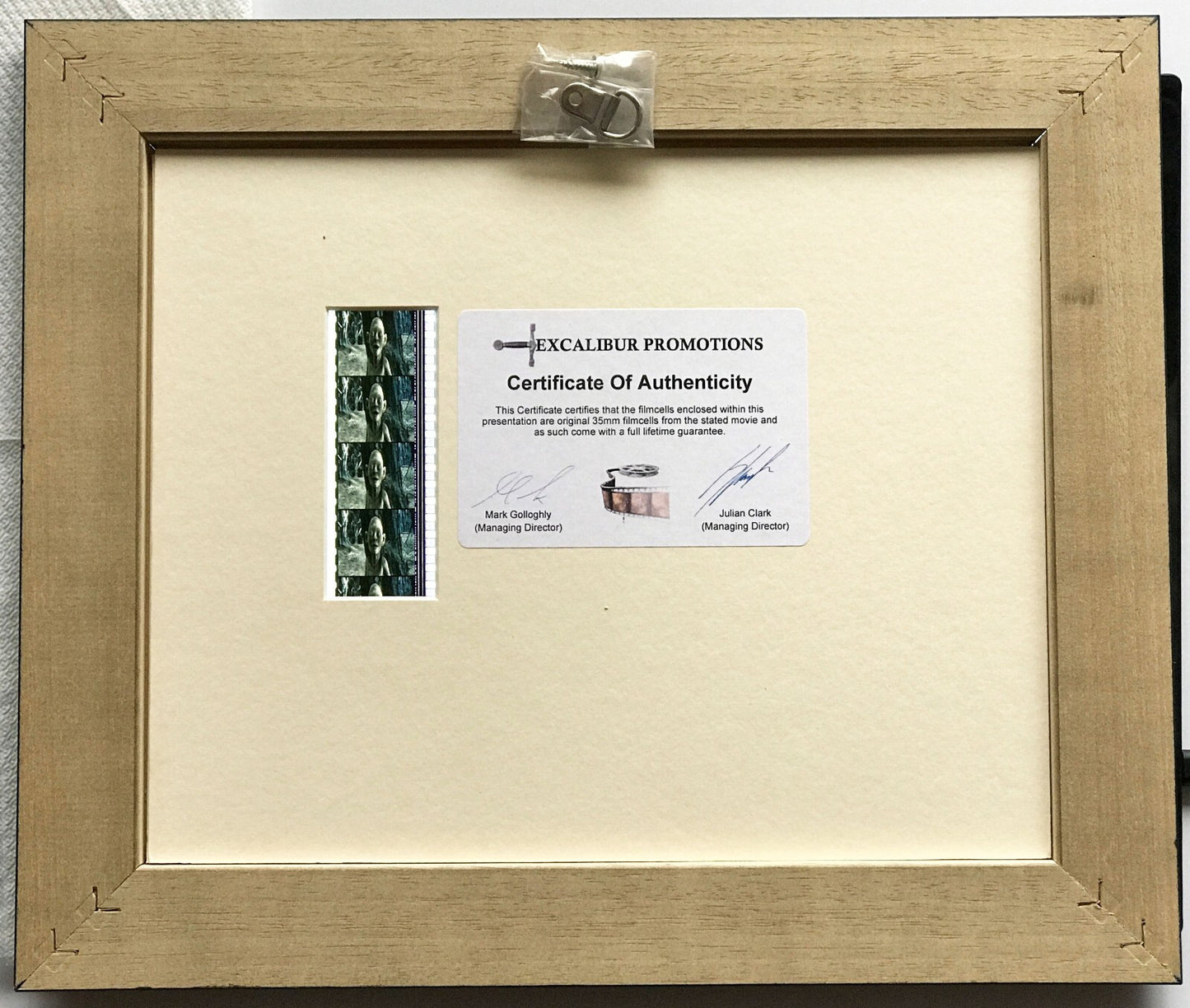 Handmade display inc original 35mm film cells for LOTR - The TWO TOWERS fans v1