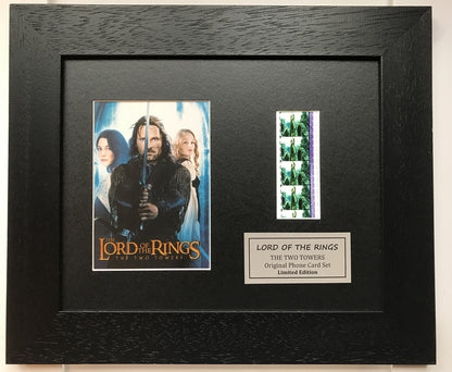 Handmade display inc original 35mm film cells for LOTR - The TWO TOWERS fans v5