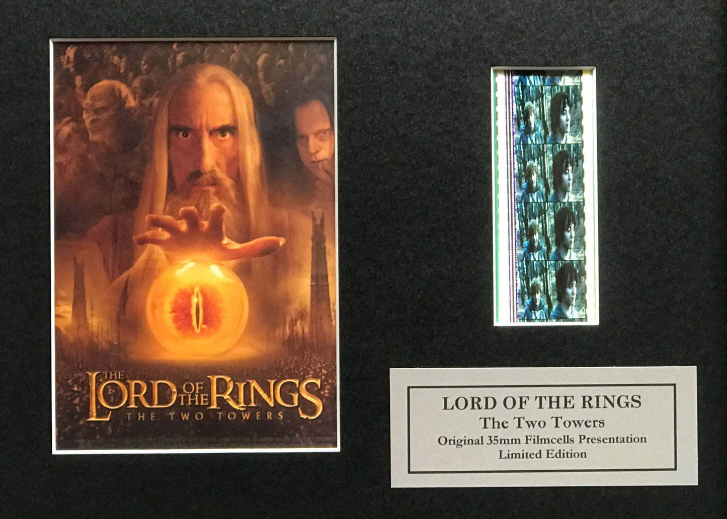 Handmade display inc original 35mm film cells for LOTR - The TWO TOWERS fans v3