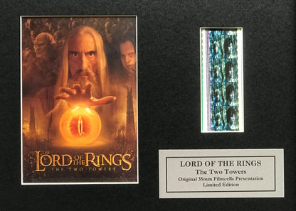 Handmade display inc original 35mm film cells for LOTR - The TWO TOWERS fans v3