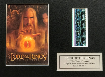 Handmade display inc original 35mm film cells for LOTR - The TWO TOWERS fans v3