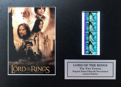 Handmade display inc original 35mm film cells for LOTR - The TWO TOWERS fans v4