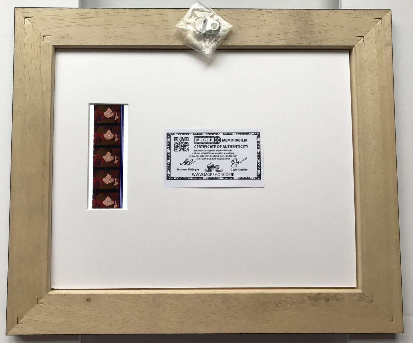 Hand crafted display featuring original Rare filmcells for a LOONEY TUNES fan v1