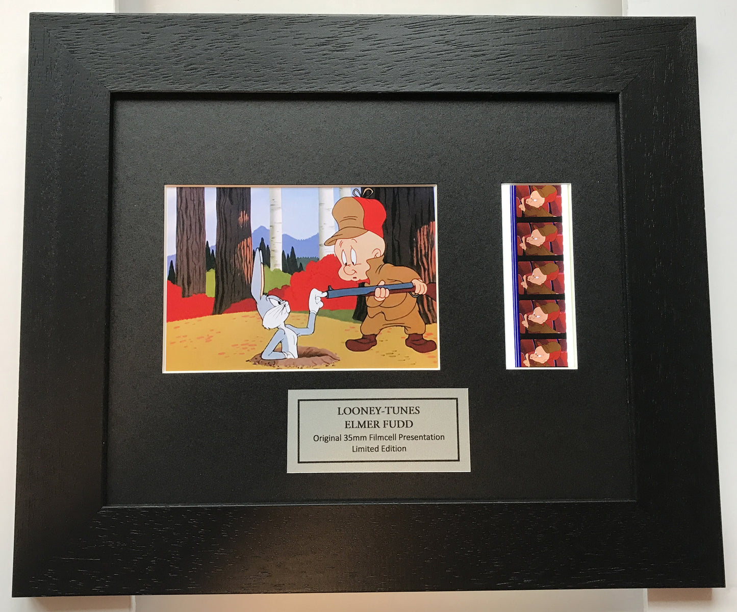 Hand crafted display featuring original Rare filmcells for a LOONEY TUNES fan v1