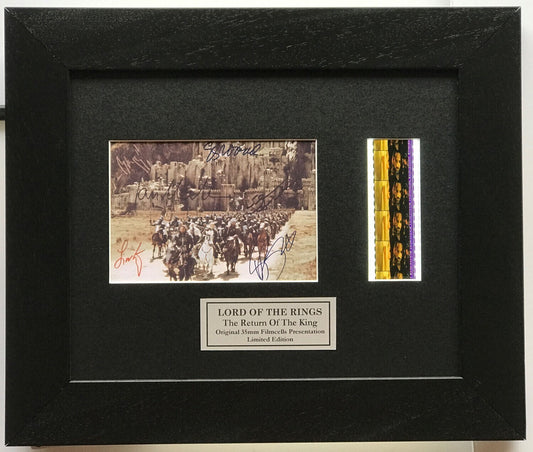 Handmade gift inc original 35mm film cell for LOTR - RETURN of The KING fans vSR