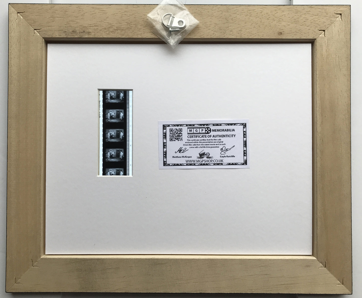 Hand crafted display featuring original 35mm film cells for LAUREL & HARDY fans