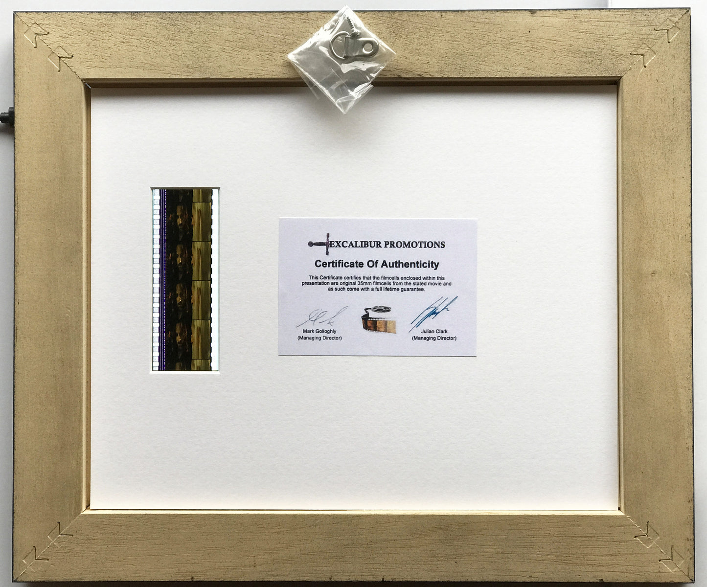 Handmade gift inc original 35mm film cell for LOTR - RETURN of The KING fans vSR