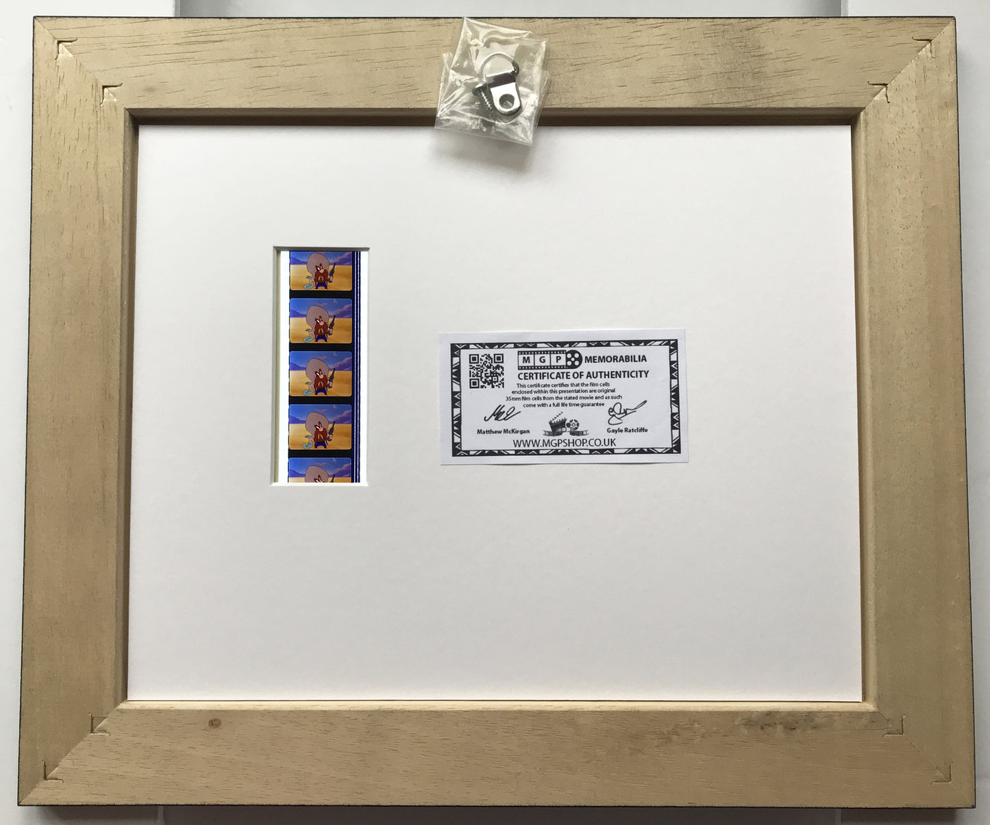 Hand crafted display featuring original Rare filmcells for a LOONEY TUNES fan v2