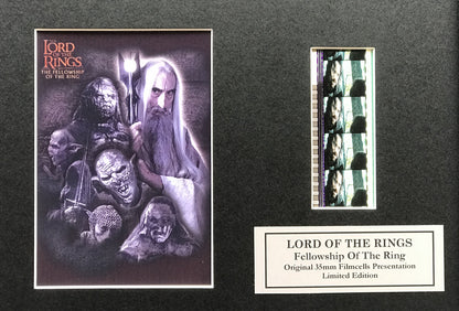 Handmade gift inc original film cell for LOTR The FELLOWSHIP of The RING fans v2