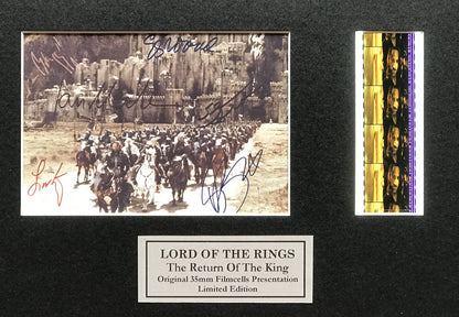 Handmade gift inc original 35mm film cell for LOTR - RETURN of The KING fans vSR