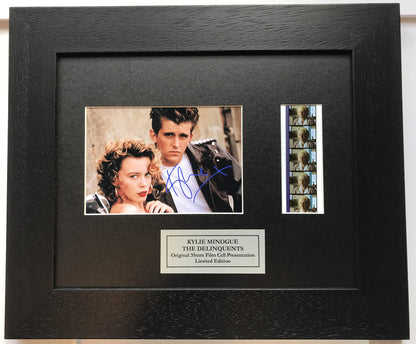 Hand crafted gift featuring original 35mm film cells for a KYLIE MINOGUE fan v2