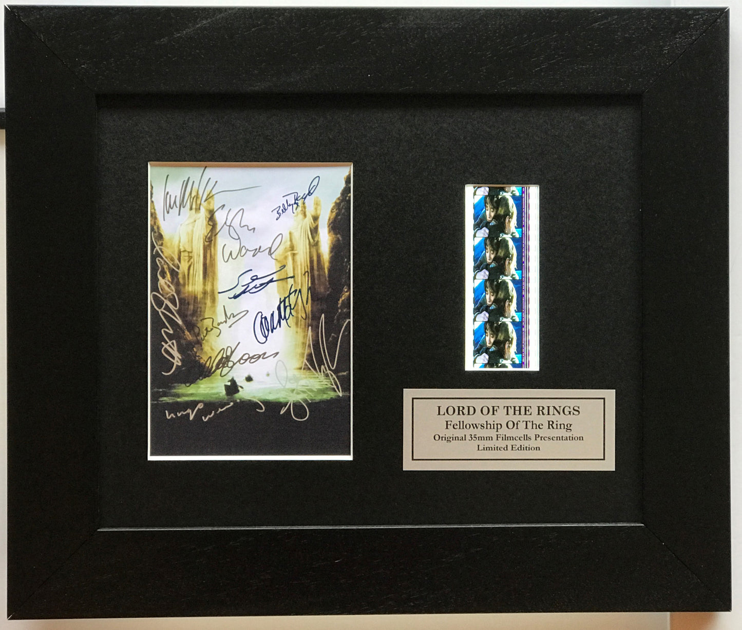 Handmade gift inc original filmcell for LOTR The FELLOWSHIP of The RING fans vSR
