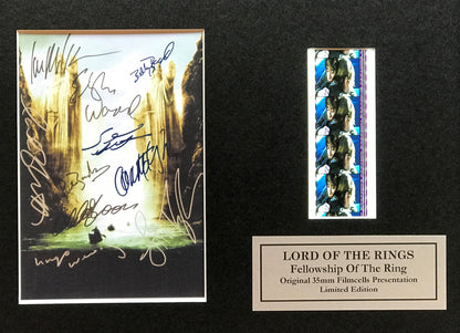 Handmade gift inc original filmcell for LOTR The FELLOWSHIP of The RING fans vSR