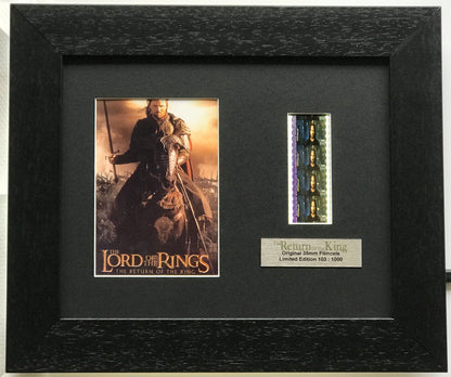 Handmade gift inc original 35mm film cell for LOTR - RETURN of The KING fans v1