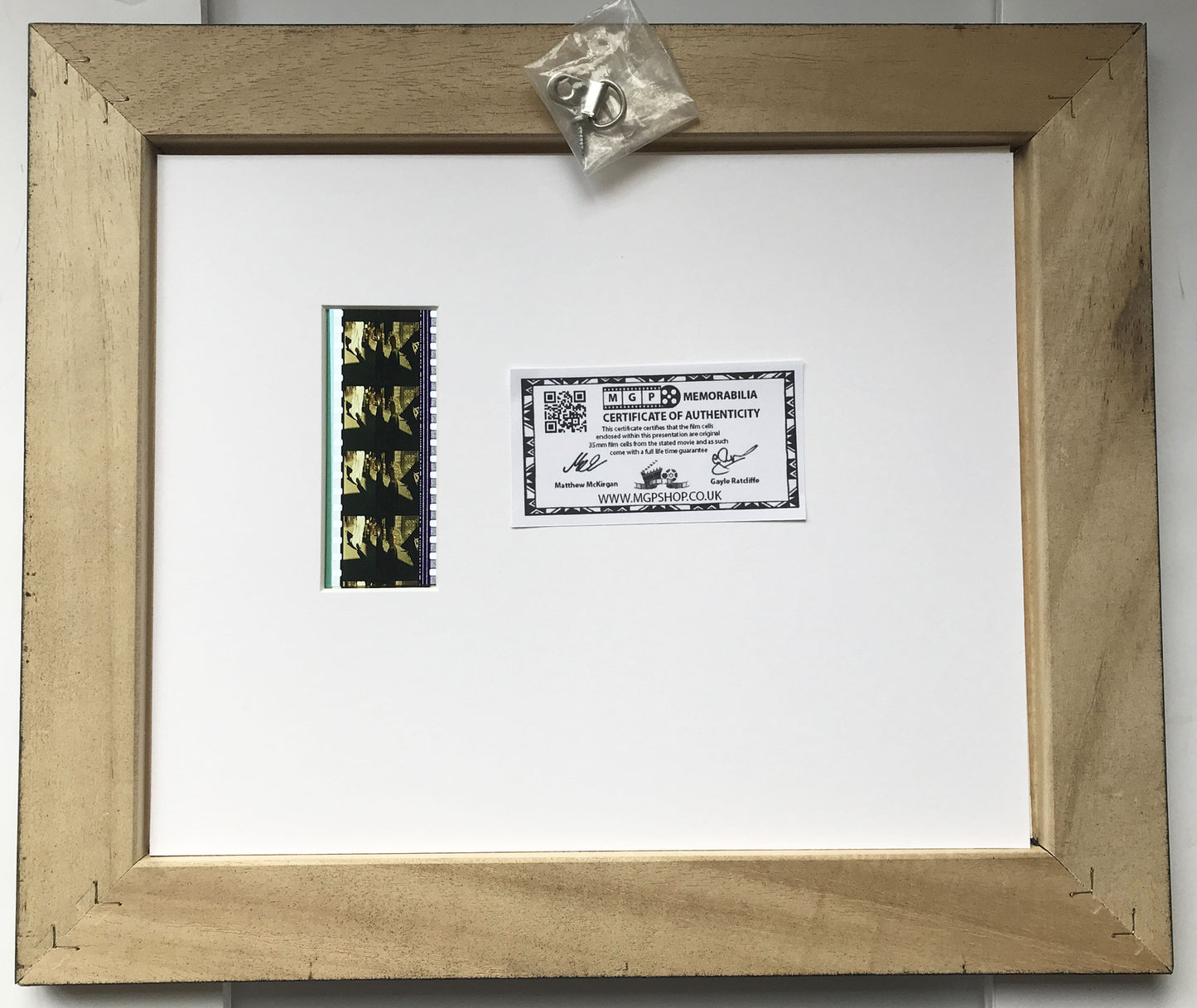 Handmade gift inc original 35mm film cell for LOTR - RETURN of The KING fans v2