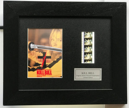 Hand crafted display featuring original 35mm film cells for KILL BILL fans v1