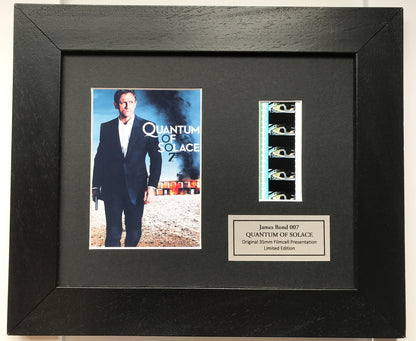 Handmade gift inc original film cells for James Bond QUANTUM OF SOLACE fans v3