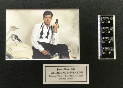 Handmade gift inc original filmcells for JAMES BOND Tomorrow Never Dies fans v2