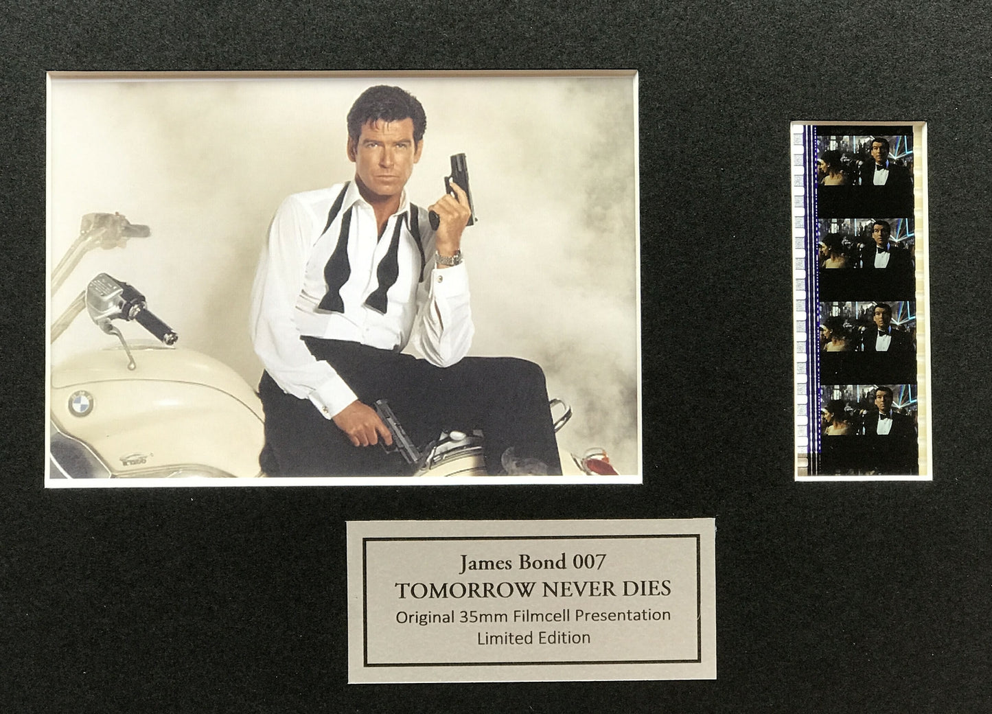 Handmade gift inc original filmcells for JAMES BOND Tomorrow Never Dies fans v2