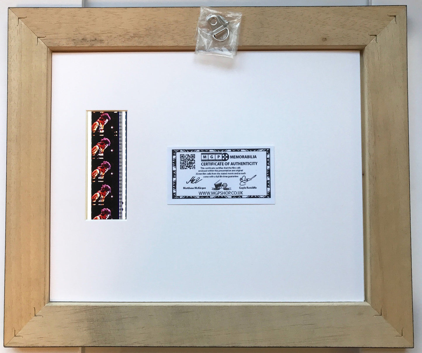 Hand crafted gift featuring original 35mm film cells for a JIMI HENDRIX fan vSR
