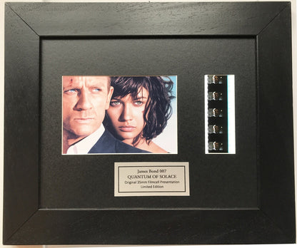 Handmade gift inc original film cells for James Bond QUANTUM OF SOLACE fans v2
