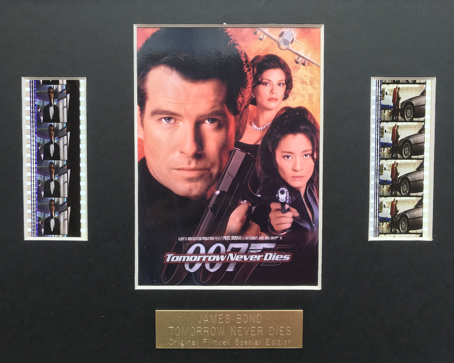 Handmade gift inc original filmcells for JAMES BOND Tomorrow Never Dies fans vD