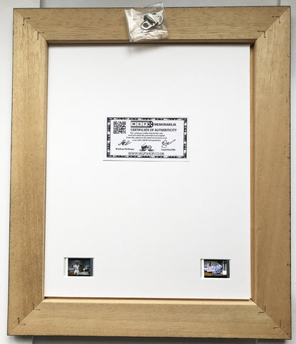 Hand crafted display featuring original film cells for James Bond DR. NO fans