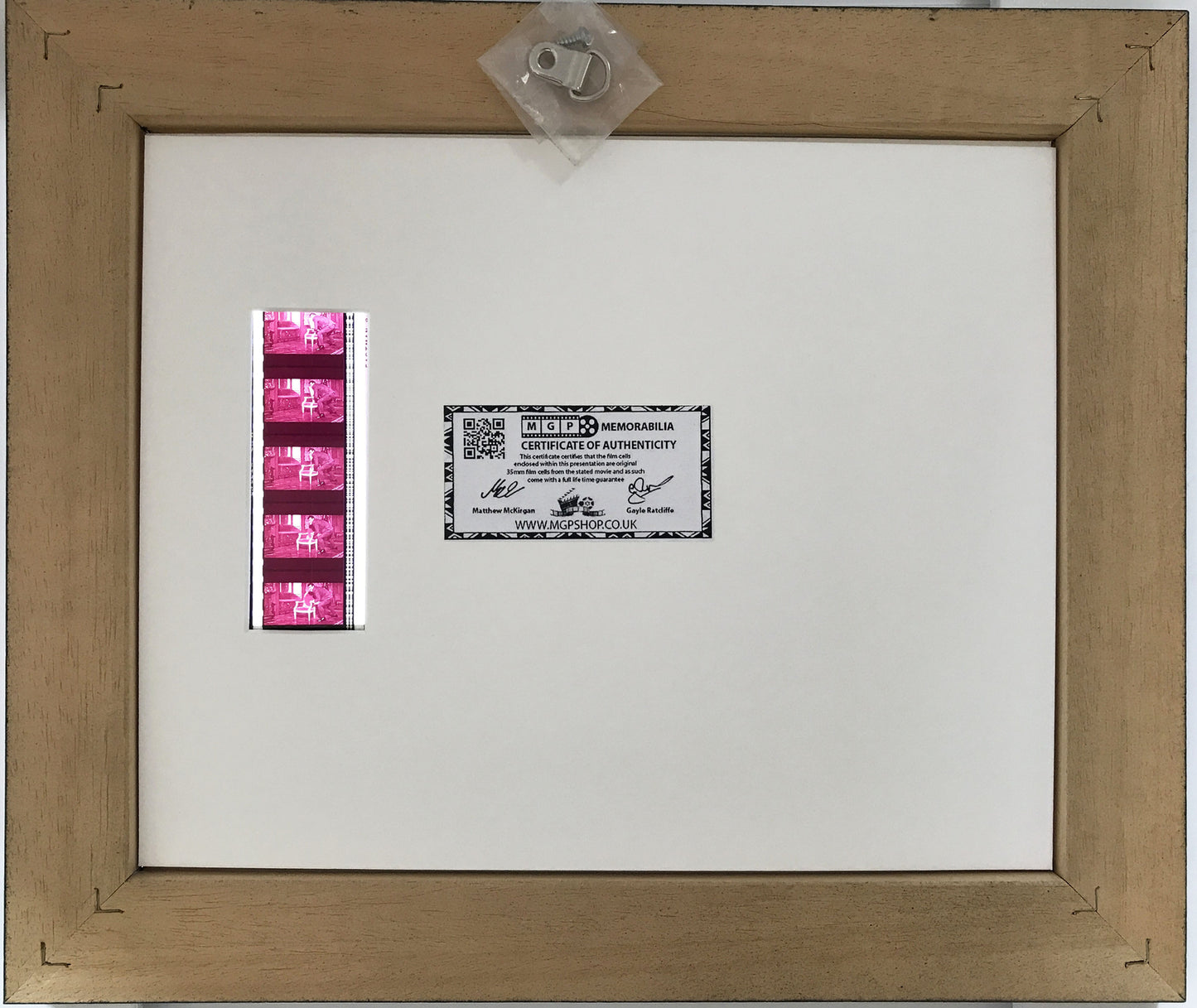 Handmade gift featuring original film cells for JAMES BOND Thunderball fans v2