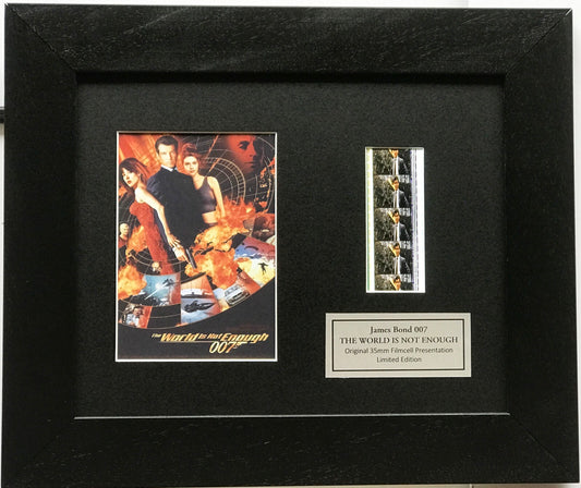 Handmade gift inc original filmcells for James Bond The WORLD is Not ENOUGH fans