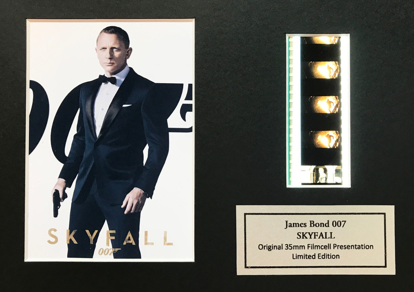 Handmade gift inc original film cells for James Bond QUANTUM OF SOLACE fans v1