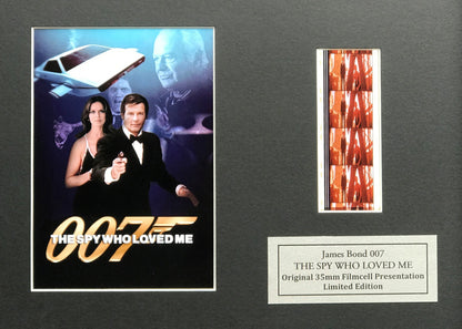 Handmade display inc original film cells for JAMES BOND The Spy Who Loved Me fan