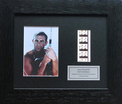 Handmade gift featuring original film cells for JAMES BOND Thunderball fans v1