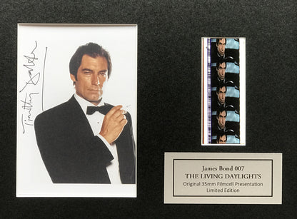 Handmade gift inc original film cells for James Bond THE LIVING DAYLIGHTS fans v1