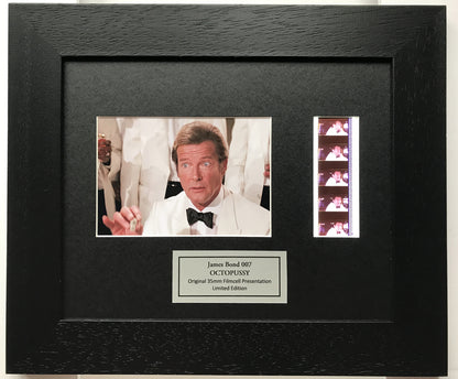 Handmade display featuring original film cells for James Bond OCTOPUSSY fans v3